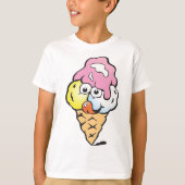 Happy Face Ice Cream T-shirt (Voorkant)