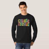 Happy Face kies Kindness Mannen Positiviteit vrouw T-shirt (Voorkant volledig)