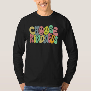 Happy Face kies Kindness Mannen Positiviteit vrouw T-shirt