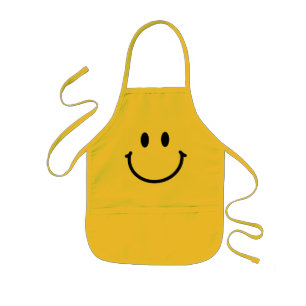 Happy Face Kinder Apron Kinder Schort