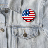 Happy face-knop ronde button 5,7 cm (In situ)