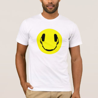 Happy Face-koptelefoons T-shirt