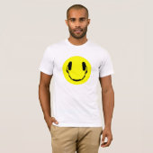 Happy Face-koptelefoons T-shirt (Voorkant volledig)