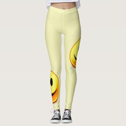 Happy Face Leggings (Voorkant)