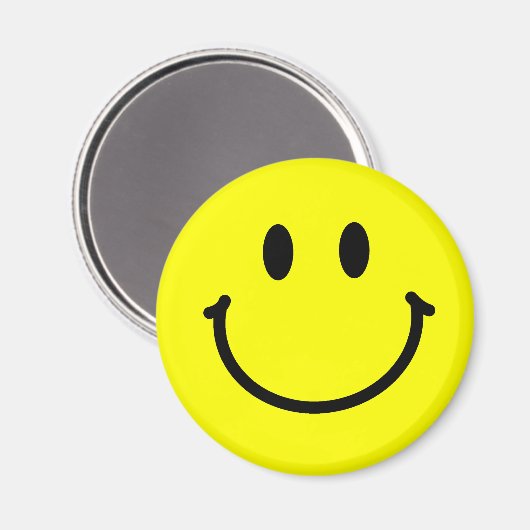 Happy Face Magnet (Voorkant / Achterkant)