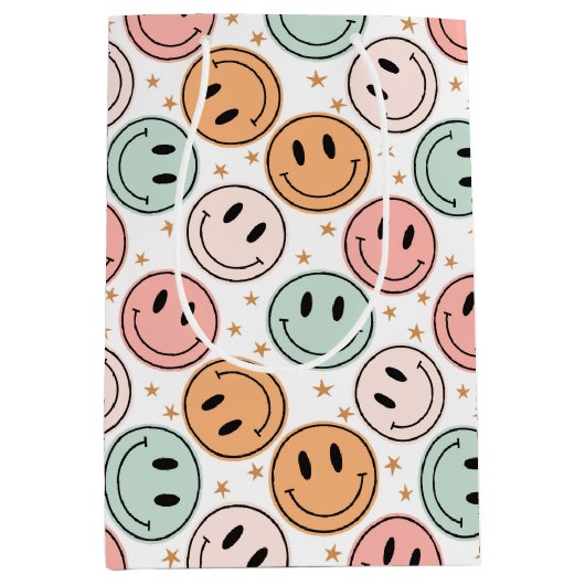 Happy Face Medium Cadeauzakje (Voorkant)