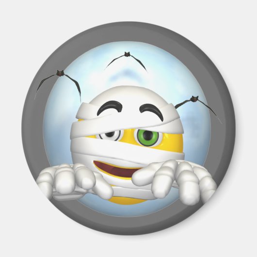 Happy Face Mummy Magnet (Voorkant)