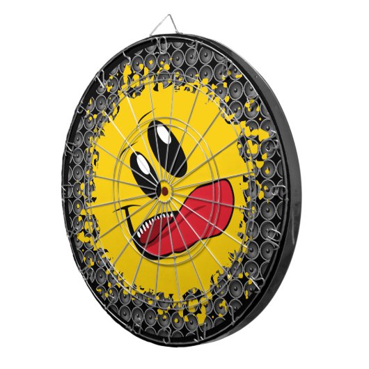 Happy Face Music Dartboard Dartbord (Voorkant Rechts)
