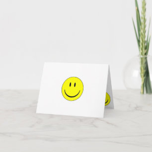 Happy Face Note-kaart Kaart