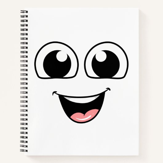 Happy face Notebook Notitieboek (Voorkant)