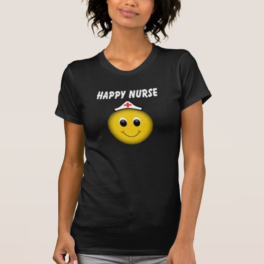 Happy Face Nurse T-shirt (Voorkant)