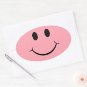 Happy Face Ovale Sticker (Envelop)