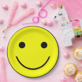 Happy Face Paper-Borden Papieren Bordje (Feest)