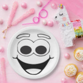 HAPPY FACE PAPIEREN BORDJE (Feest)