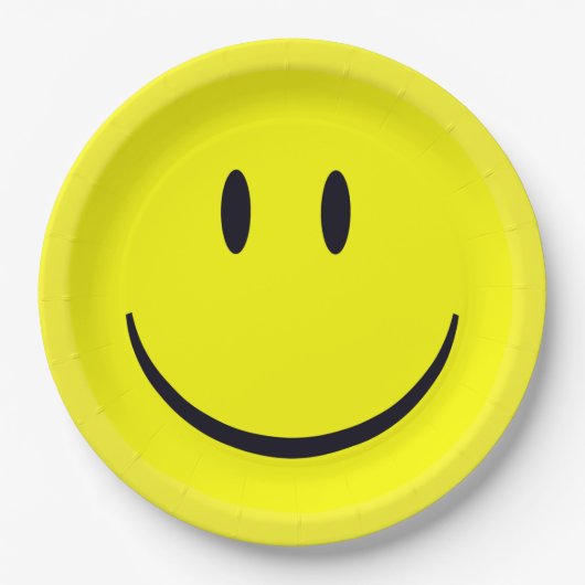 Happy Face Papieren Bordje (Voorkant)