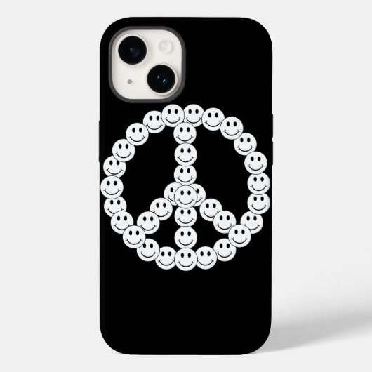 Happy Face Peace Case-Mate iPhone Case (Achterkant)