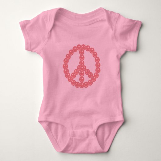 Happy Face Peace Romper (Voorkant)