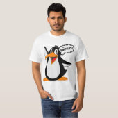 "Happy Face Penguin" T-Shirt (Voorkant volledig)