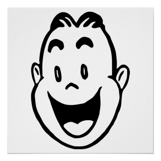 HAPPY FACE PERFECT POSTER (Voorkant)