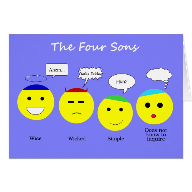 Happy[face] Pesach (Voorkant Horizontaal)