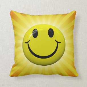 Happy Face Pillow Kussen