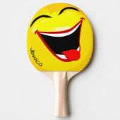 Happy Face Ping Pong Paddle (Vrouw) Tafeltennisbatje (Voorkant)