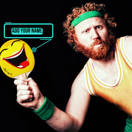 Happy Face Ping Pong Paddle (Vrouw) Tafeltennisbatje