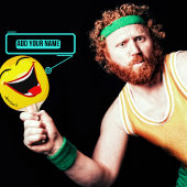 Happy Face Ping Pong Paddle (Vrouw) Tafeltennisbatje