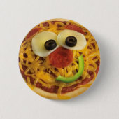 Happy Face Pizza Button (Voorkant)
