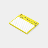 Happy Face Post-it® Notes (Schuin)