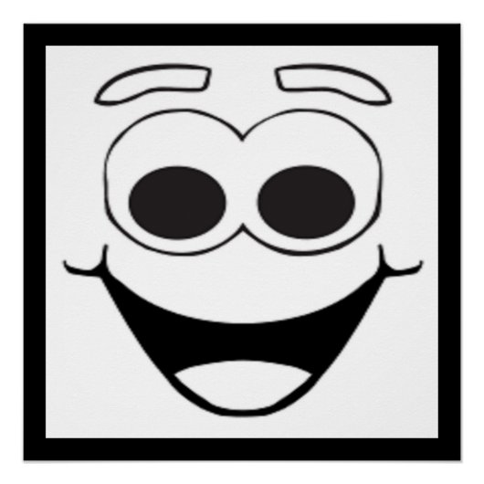 HAPPY FACE POSTER (Voorkant)