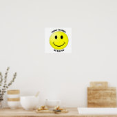 Happy Face Poster (Keuken)