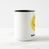 Happy face retro-stijl mok (Midden)