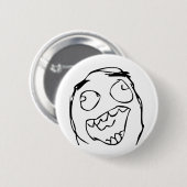 Happy Face Ronde Button 5,7 Cm (Voorkant /achterkant)