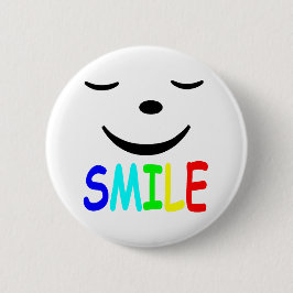 Happy Face Ronde Button 5,7 Cm