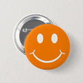 Happy Face Ronde Button 5,7 Cm (Voorkant /achterkant)