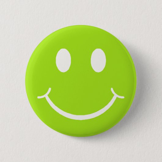 Happy Face Ronde Button 5,7 Cm (Voorkant)