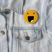 Happy Face Ronde Button 5,7 Cm (In situ)