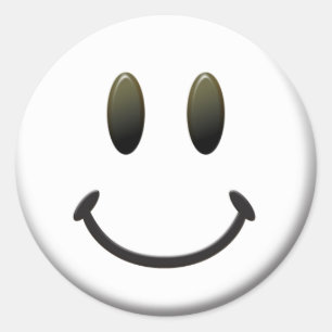 Happy Face Ronde Sticker
