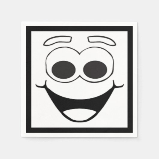 HAPPY FACE SERVETTEN (Voorkant)