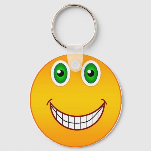 Happy face sleutelhanger (Voorkant)
