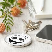 HAPPY FACE SLEUTELHANGER (Zijkant)