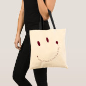 Happy Face Smile Tote Bag (Voorkant (product))