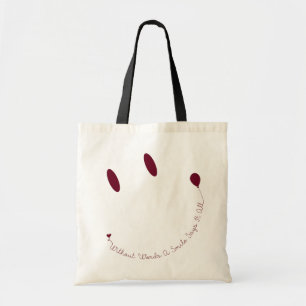 Happy Face Smile Tote Bag