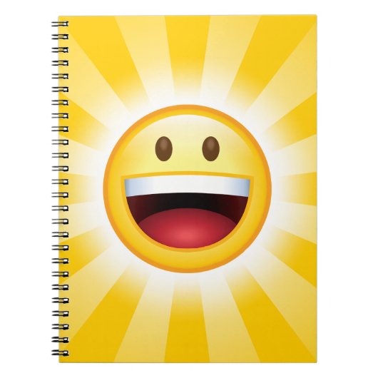 Happy Face Smiley Emoji Notitieboek (Voorkant)