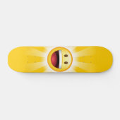 Happy Face Smiley Emoji Skateboard (Horizontaal)