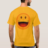 Happy Face Smiley Emoji T-shirt (Achterkant)