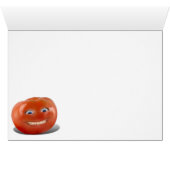 Happy Face Smiling Tomato (Binenzijde Horizontaal (Onderkant))