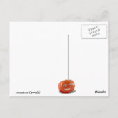 Happy Face Smiling Tomato Briefkaart (Achterkant)