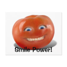 Happy Face Smiling Tomato